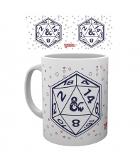Taza Dungeons & Dragons D20, 320 ml