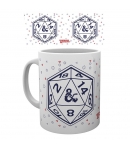 Taza Dungeons & Dragons D20, 320 ml