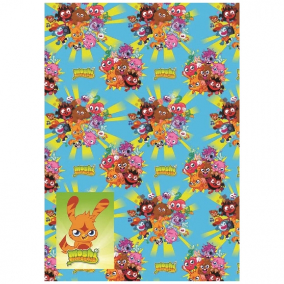 Papel de Regalo Moshi Monsters