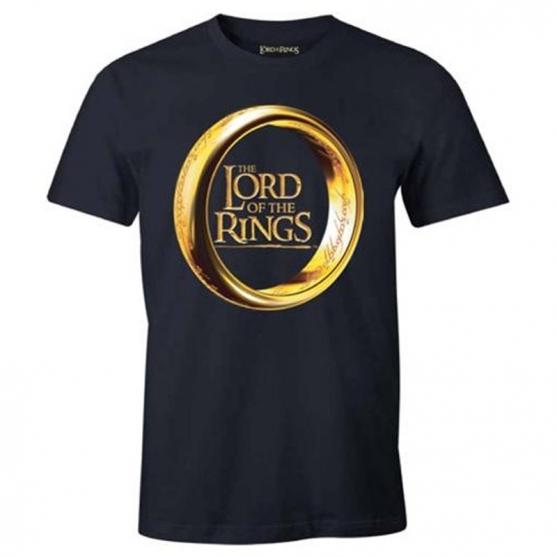 Camiseta El Señor de los Anillos, Logo y Anillo, Hombre