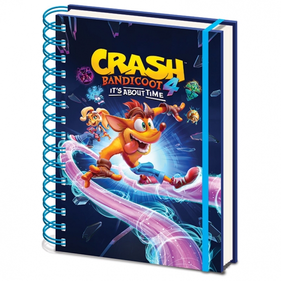Libreta Crash Bandicoot 4 It's About Time