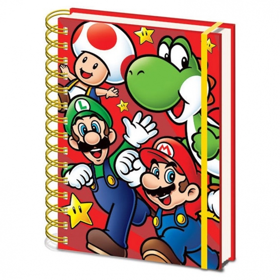 Libreta Super Mario Personajes