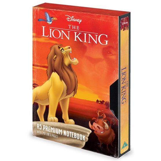Libreta Disney The Lion King, Retro VHS
