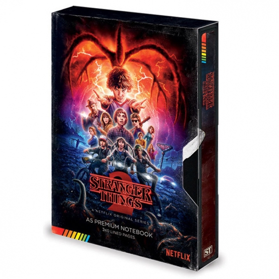 Libreta Stranger Things 2, Retro VHS