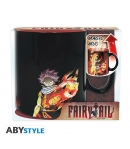 Taza Faity Tail Natsu y Lucy, Sensitiva al Calor 460 ml