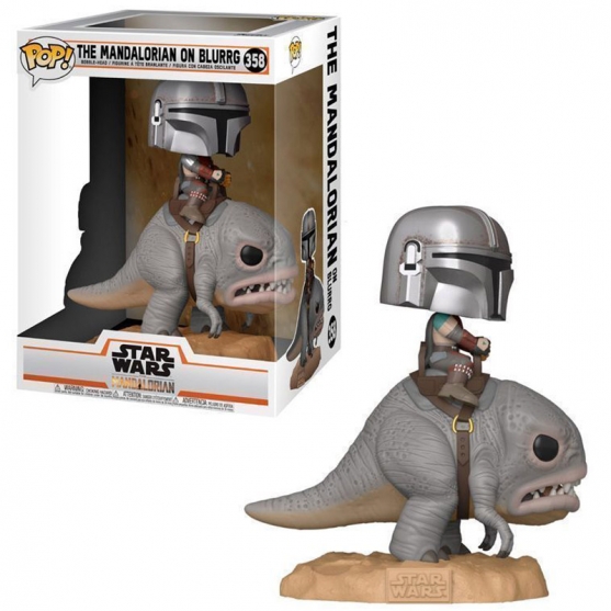 Pop! The Mandalorian on Blurrg 358 Star Wars The Mandalorian
