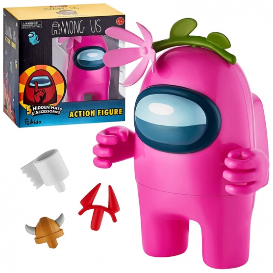 Figura Among Us Action Figure Rosa 17 cm