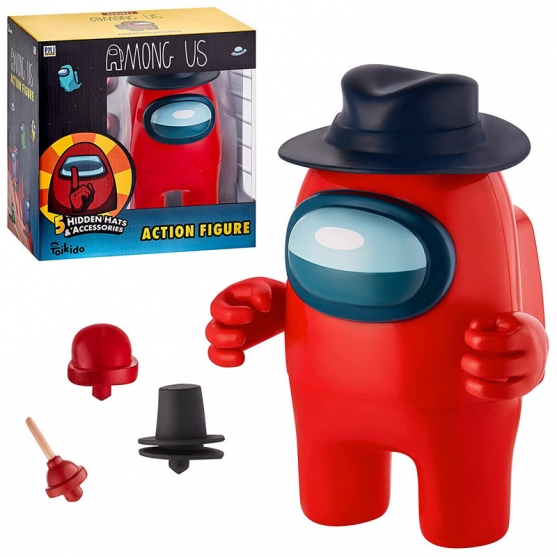 Figura Among Us Action Figure Rojo 17 cm