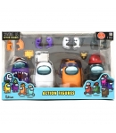 Pack 4 Figuras Among Us Action Figures 12 cm