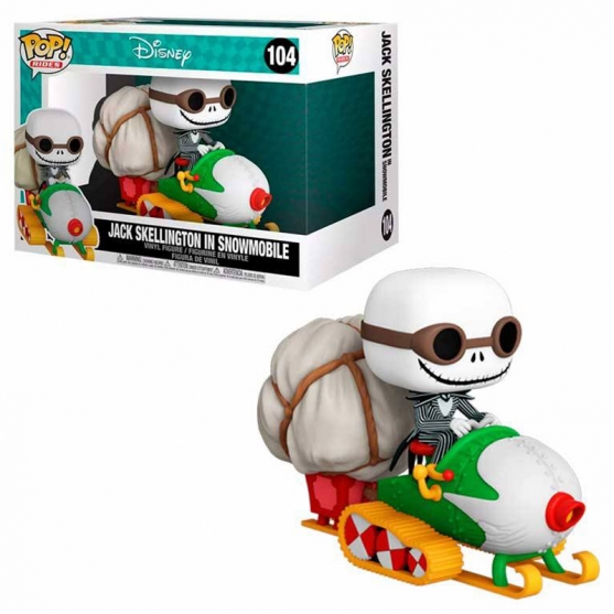 Pop! Rides Jack Skellington in Snowmobile 104 Disney Tim Burton's The Nightmare before Christmas