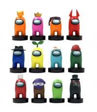 Figura Sello Sorpresa Among Us Crewmate 5 cm