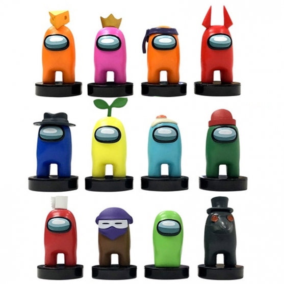 Figura Sello Sorpresa Among Us Crewmate 5 cm