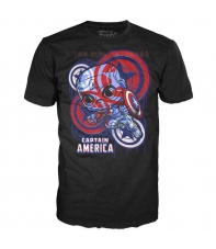 Camiseta Marvel Capitán América The Last Avenger POP, Adulto L