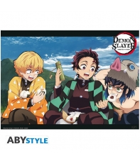 Poster Demon Slayer Kimetsu no Yaiba Trio 52 x 38 cm
