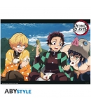 Poster Demon Slayer Kimetsu no Yaiba Trio 52 x 38 cm