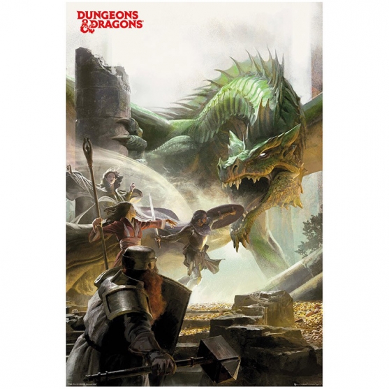 Poster Dungeons & Dragons Aventura 91,5 x 61 cm
