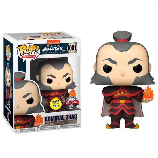 Pop! Animation Admiral Zhao (Brilla en la Oscuridad) 1001 Nickelodeon Avatar the Last Airbender