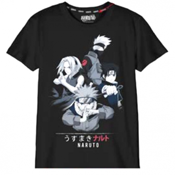 Camiseta Naruto, Naruto, Sakura, Sasuke y Kakashi, Niño 6 Años