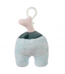 Peluche Among Us Azul con Hueso, 13 cm