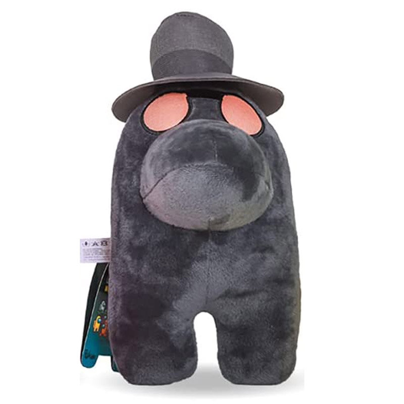 Peluche Among Us Cuervo Negro, 20 cm