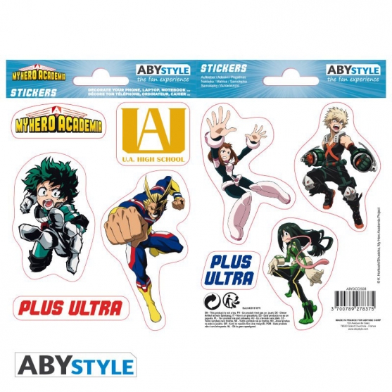 Pegatinas Reutilizables My Hero Academia, U.A. High School