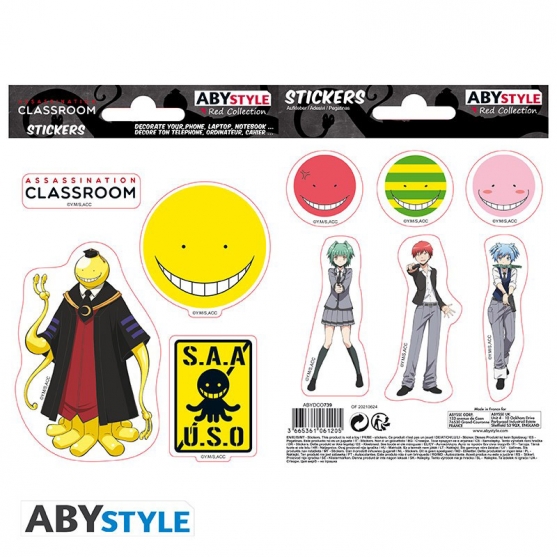 Pegatinas Reutilizables Assassination Classroom, Koro