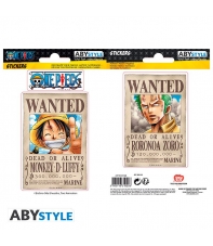Pegatinas Reutilizables One Piece Wanted