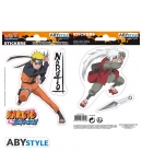 Pegatinas Reutilizables Naruto Shippuden, Naruto y Jiraiya