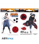 Pegatinas Reutilizables Naruto Shippuden, Sasuke e Itachi