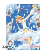 Poster Cardcaptor Sakura, Sakura y Cartas, 52 x 38 cm