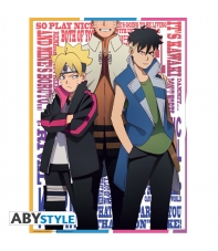 Poster Boruto, Boruto y Kawaki, 52 x 38 cm