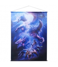 Poster Tela Enrollable Monster Hunter Iceborne, 90 x 60 cm