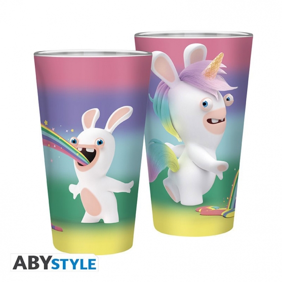 Vaso XXL Rabbids Arcoiris 400 ml