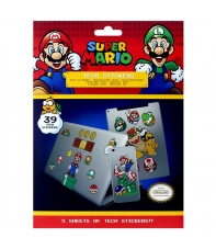 Pegatinas Super Mario Reino Champiñon