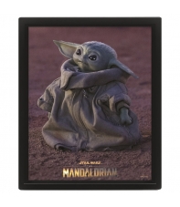 Cuadro 3d Lenticular Star Wars The Mandalorina The Child