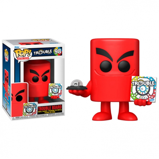 Pop! Retro Toys Trouble Board 98 Pop-o-Matic Trouble Game