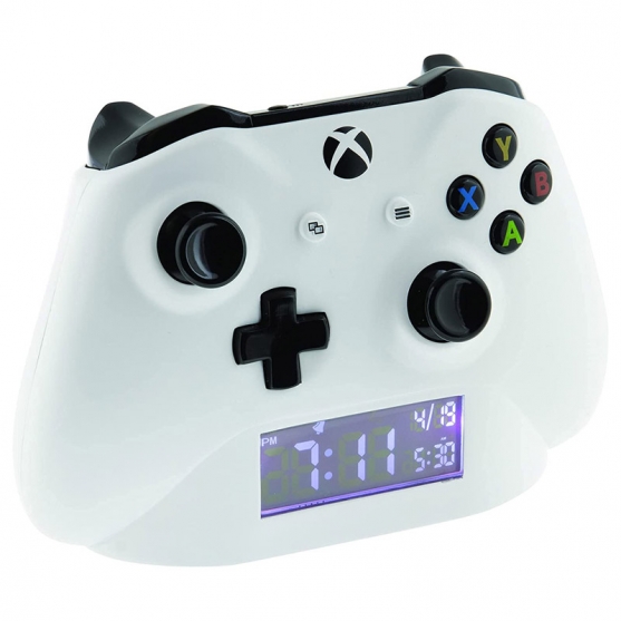 Reloj Despertador Mando Xbox Blanco