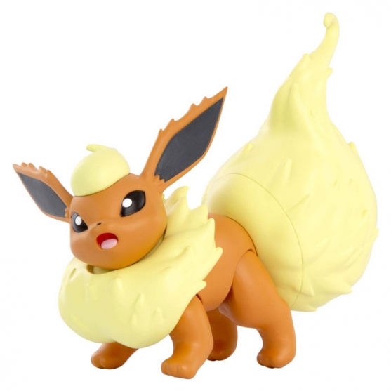 Figura Pokémon Flareon, Battle Figure Pack, 8 cm