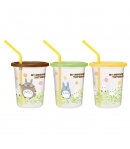 Set 3 Vasos Plástico, Studio Ghibli Mi Vecino Totoro 320 ml