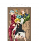 Poster Tela Enrollable The Seven Deadly Sins, Ban, Meliodas y King, 50 x 70 cm