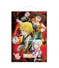 Poster Tela Enrollable The Seven Deadly Sins, Key Art, 50 x 70 cm
