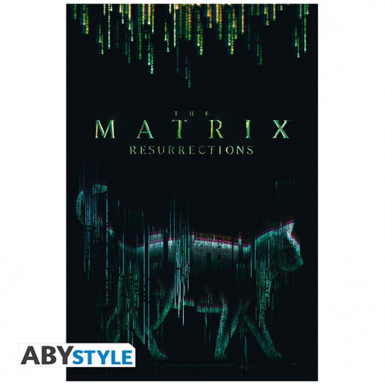 Poster The Matrix Resurrection, Gato, 91,5 x 61 cm