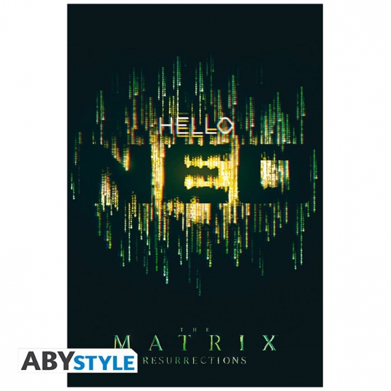 Poster The Matrix Resurrection, Hello Neo, 91,5 x 61 cm