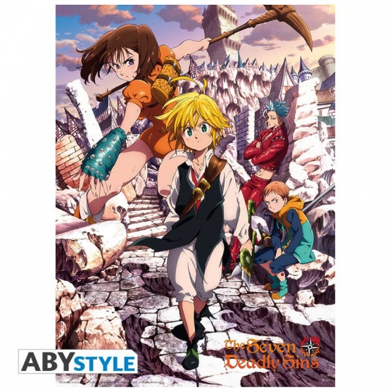 Poster The Seven Deadly Sins, Asesinos, 52 x 38 cm