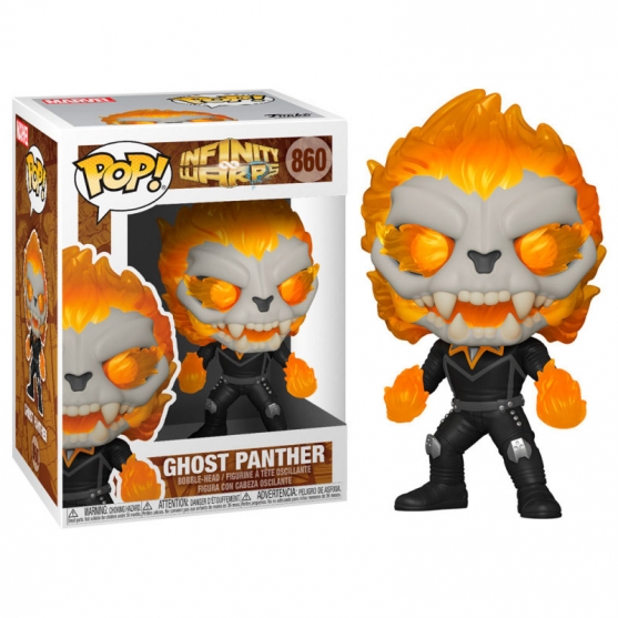Pop! Ghost Panther 860 Marvel Infinity Warps