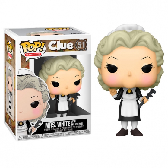Pop! Retro Toys Mrs. White with the Wrench 51 Clue
