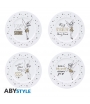 Set 4 Platos Disney Campanilla
