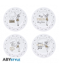 Set 4 Platos Disney Campanilla