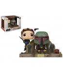 Pop! Boba Fett and Fennec on Throne 486 Star Wars The Mandalorian Television Moments