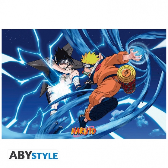 Poster Naruto vs Sasuke, 91,5 x 61 cm